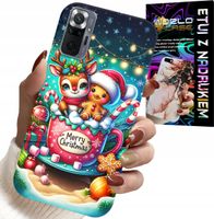 ETUI DO XIAOMI NOTE 10 PRO - RENIFER Z PIERNIKIEM MERRY CHRISTMAS