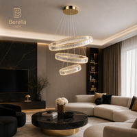 Lampa Wisząca Berella Light Malati 40+60+80 złota BL5604