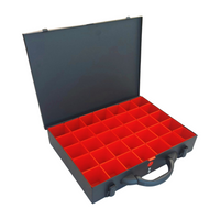 Kaseta metalowa 390x280x70 mm z  35 pojemnikami