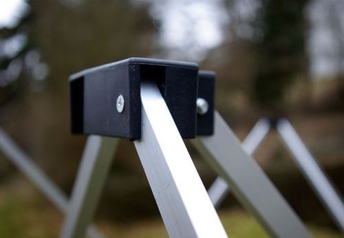 Pawilon ogrodowy Profi rozkładany 3 x 3 m - zielony 2 ściany na Arena.pl