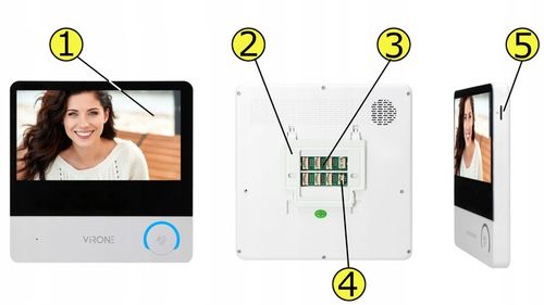 WIDEODOMOFON WiFi Domofon Full HD Czytnik BRELOKI Brama 7" + APLIKACJA TUYA na Arena.pl