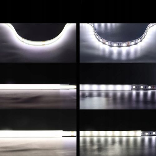 Taśma LED Neon COB 12V 10m 320 diod 6000K BIAŁA ZIMNA HOMOGENICZNA 8MM na Arena.pl