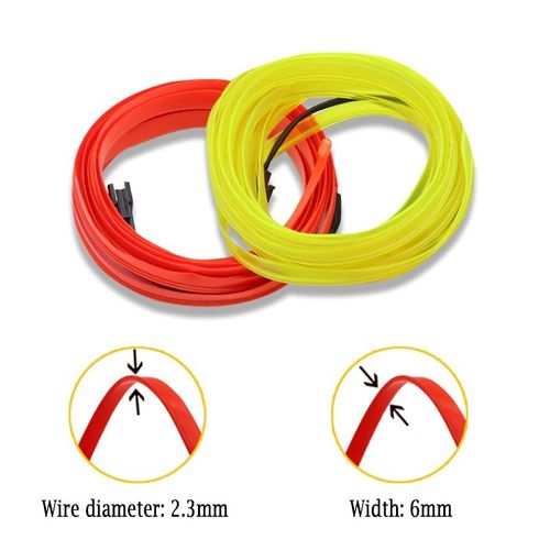 Neon Taśma Neonowa Led Do Dekoracji Wnętrza Samochodu 3M/12V Biała na Arena.pl