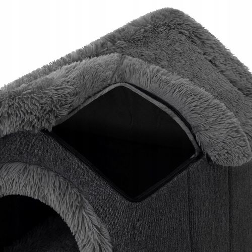 Buda Domek Budka Kojec dla małego Psa z Poduszką i Futerkiem R2 38x44x45 cm na Arena.pl