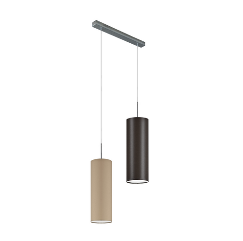 MADERA podwójna biała lampa wisząca E27 na Arena.pl