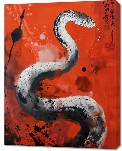 Obraz 70x90cm Smoczy Oddech Węża zdjęcie 1