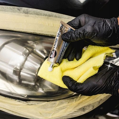 ZESTAW POLERKA RENOWACJA PASTA DO POLEROWANIA REGENERACJI REFLEKTORÓW LAMP na Arena.pl