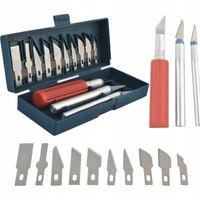 Zestaw nożyków i skalpeli modelarskich 13el GEKO G01839
