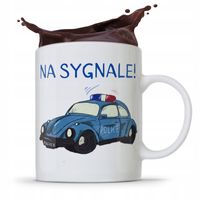 Kubek Dla Policjanta Policjantki Na Sygnale! Z Nadrukiem Ze Zdjęciem