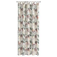 Zasłona GARDEN 2 155x240 cm biało‑stalowa wodoodporna szelki