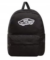 VANS PLECAK SZKOLNY OLD SKOOL CZARNY DUŻY KLASYK REALM DESKA BLACK 22 Litr.