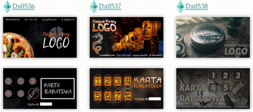 Karty stałego klienta RABATOWE 120 szt TWOJE LOGO nazwa firmy OCEANARIUM na Arena.pl