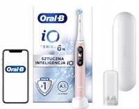 ELEKTRYCZNA SZCZOTECZKA ORAL-B IO SERIES 6 PINK SAND NAPĘD MAGNETYCZNY