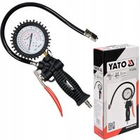 YATO PISTOLET DO POMPOWANIA KÓŁ Z MANOMETREM 0.8 MPa 8 BAR