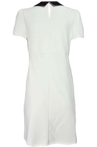 Kremowa Sukienka Kołnierzyk - 38 / M na Arena.pl