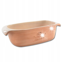 FORMA DO PIECZENIA CHLEBA KEKSU CERAMICZNA PROSTOKĄTNA DUŻA 33 CM
