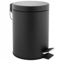 Kosz na śmieci śmietnik 3L do WC łazienki toalety biura czarny LOFT YOKA
