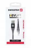 Kabel niktrade USB - USB typ C 1,5 m szary