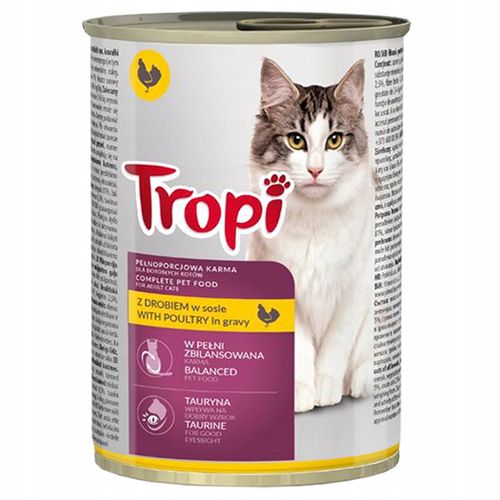 MOKRA KARMA PUSZKI DLA KOTA MIX SMAKÓW 24X415G na Arena.pl