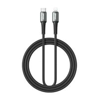 BWOO kabel Pleciony USB-C - Lightning 3m 30W czarny