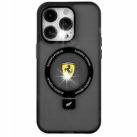 Etui Ferrari Ring Stand 2023 Collection MagSafe na iPhone 15 - czarne