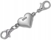 Zapięcie Magnetyczne do Biżuterii Naszyjnika lub Bransoletki Serduszko S925