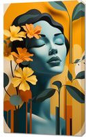 Obraz 60x100cm Kwiatowa Medytacja