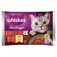 Whiskas Pure Delight Mokra karma dla kotów soczyste kąski galaretka 340 g