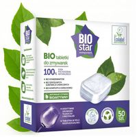 100% NATURALNE sodowe BIO EKOLOGICZNE tabletki do zmywarek BIO-star 50szt.