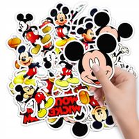 NAKLEJKI NA ZESZYT NALEPKA Z POSTACIAMI MYSZKA MIKI MICKEY WZORY 10SZT