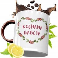 Kubek Bordowy Dla Babci Na Urodziny Prezent Z Nadrukiem Ze Zdjęciem