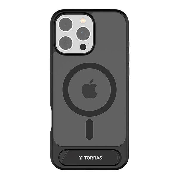 Etui Torras Pstand Series dla iPhone 16 Pro (Czarne) zdjęcie 1