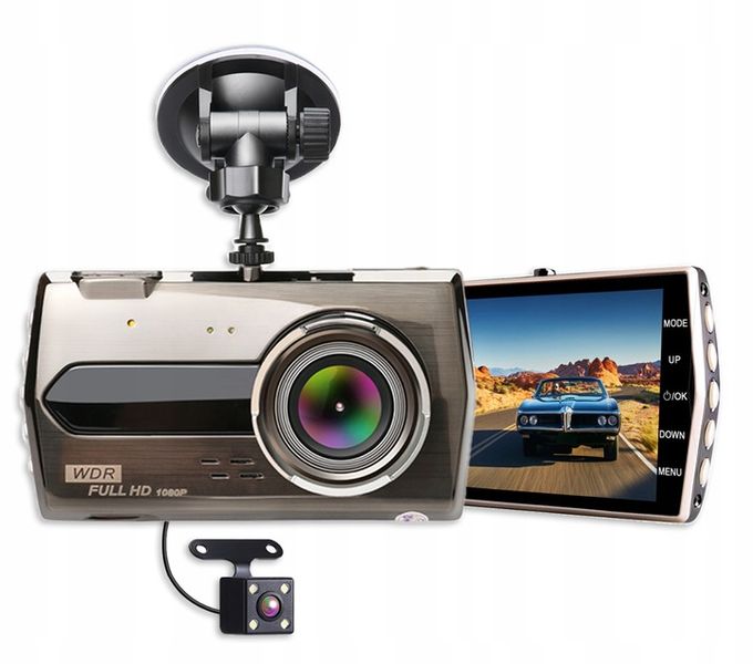 WIDEOREJESTRATOR KAMERA SAMODCHODOWA PRZÓD TYŁ WIDEO REJESTRATOR Menu PL 64 zdjęcie 13