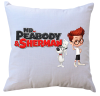 Poduszka z wkładem Pan Peabody i Sherman