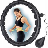 HULA HOP ODCHUDZAJĄCE Z OBCIĄZENIEM I WYPUSTKAMI MASAŻER + METALOWE ŁOŻYSKA