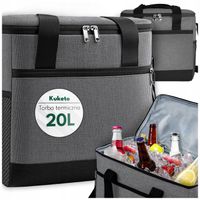 TORBA TERMICZNA LODÓWKA TURYSTYCZNA NA LUNCH JEDZENIE PLAŻOWA PODRÓŻNA 20L