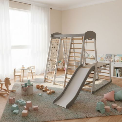 ślizg do Mamuta basic biały szary drewno na Arena.pl