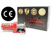 ~1T WYCIĄGARKA DRAGON 12V ELEKTRYCZNA WCIĄGARKA linowa do pługa quada 2000