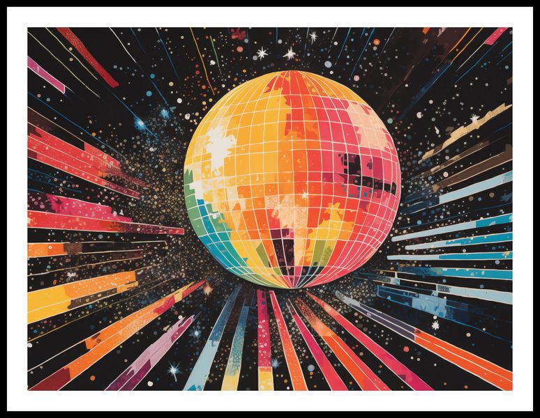 Plakat 80x60cm Disco Gra! zdjęcie 3