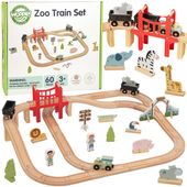 ZESTAW  POCIĄG ZOO NA MAGNES