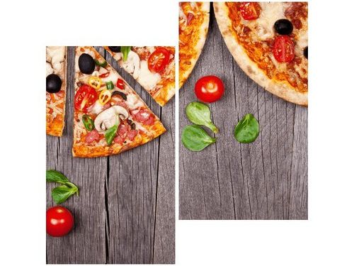 60X60CM PIZZA DWU OBRAZ ŚCIAN na Arena.pl