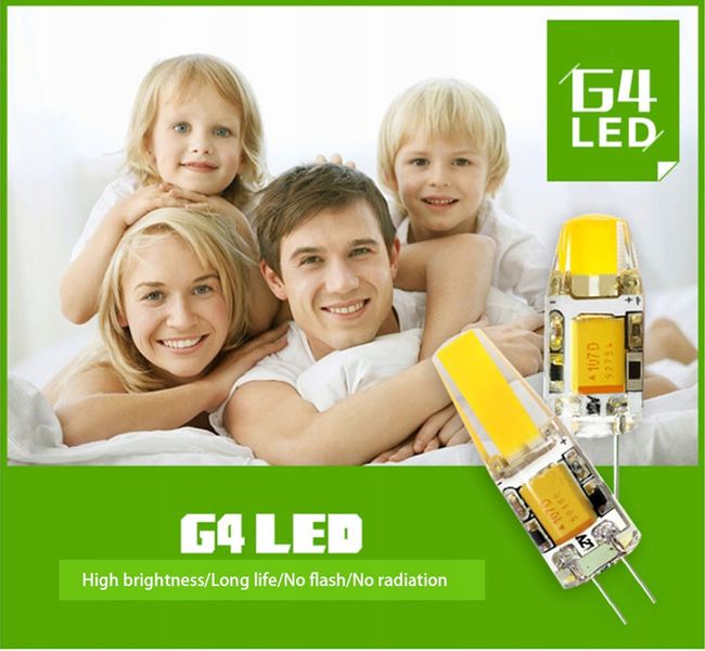 ŻARÓWKA LED G-4 3W CIEPŁA/ZIMNA ŚCIEMNIALNA 230V zdjęcie 3