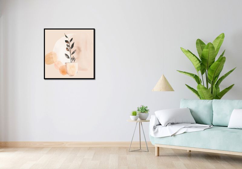 Plakat 70x70cm Doniczkowy Kolor zdjęcie 4