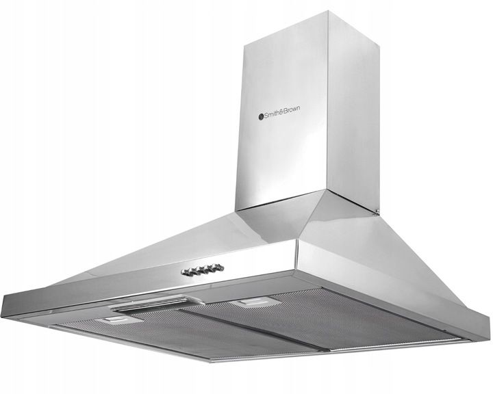 OKAP KUCHENNY 60cm KOMINOWY ŚCIENNY STAL LED KOMIN zdjęcie 7
