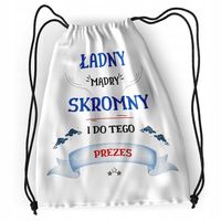 Plecak Dla Prezesa Sportowy Szkolny Worek Torba Z Nadrukiem Ze Zdjęciem