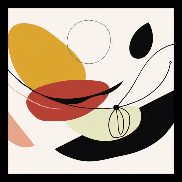 Plakat 30x30cm Geometryczna Krzywizna zdjęcie 2