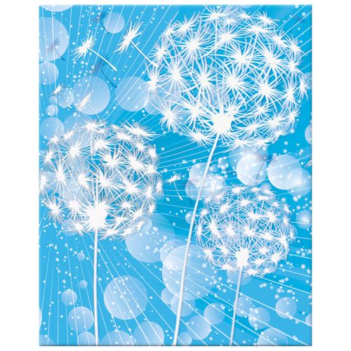 Obraz 40X50 Dmuchawce Abstrakcja Błękitne Tle na Arena.pl