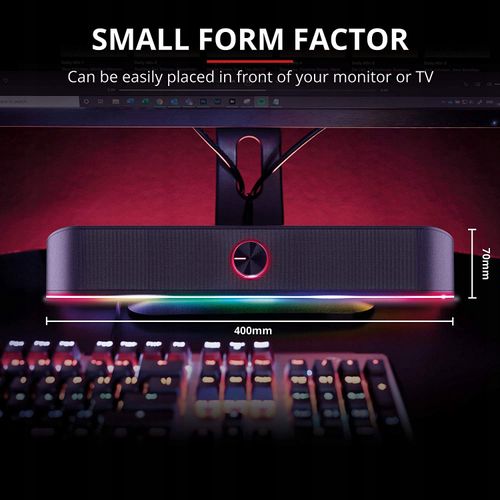 Soundbar Trust GXT 619 Thorne 2.0 12 W czarny na Arena.pl