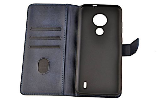 Etui portfel Wallet do Nokia C21 granatowy na Arena.pl