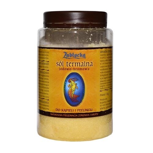 ZABŁOCKA SÓL TERMALNA JODOWO-BROMOWA d.KĄPIELI 1kg na Arena.pl